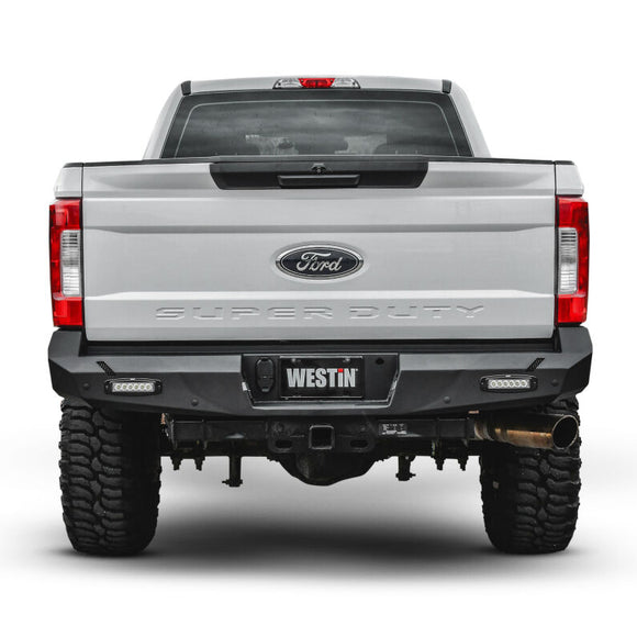 Westin 17-20 Ford F-250/350 Pro-Series Rear Bumper - Textured Black