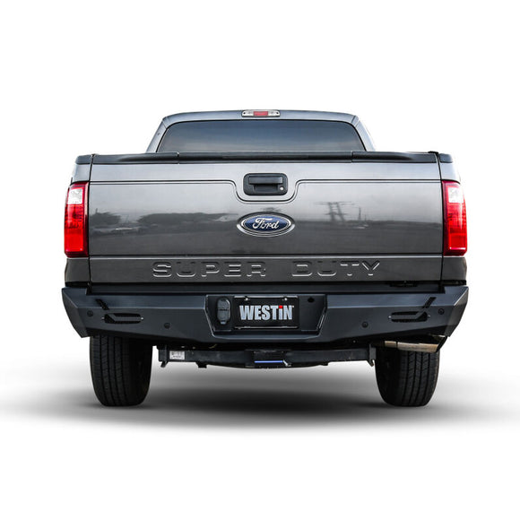 Westin 11-16 Ford F-250/350/450/550 Super Duty Pro-Series Rear Bumper - Textured Black