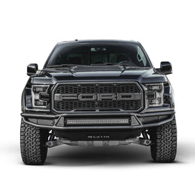 Westin 17-20 Ford F-150 Raptor Outlaw Front Bumper - Tex. Blk - 0