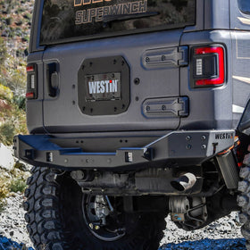 Westin 18-25 Wrangler JL Spare Tire Delete Plate - Tex. Blk - 0
