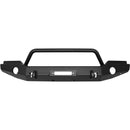 Westin 07-18 Jeep Wrangler JK WJ2 Full Width Front Bumper w/Bull Bar Textured Black-1