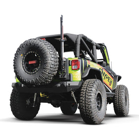 Westin 07-18 Jeep Wrangler JK WJ2 Rear Bumper - Textured Black - 0