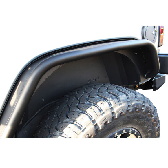 Westin 07-18 Jeep Wrangler JK Inner Fenders - Rear - Textured Black