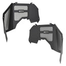 Westin 18-20 Jeep Wrangler JL Inner Fenders - Front - Textured Black-2