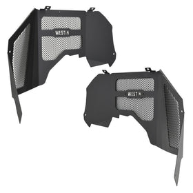 Westin 18-20 Jeep Wrangler JL Inner Fenders - Front - Textured Black - 0