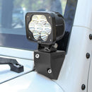 Westin/Snyper 07-17 Jeep Wrangler Snyper Lower Pillar Mounts - Textured Black-2