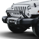 Westin/Snyper 07-17 Jeep Wrangler Snyper Bumper Mount 30in LED Bar - Textured Black-2