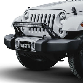Westin/Snyper 07-17 Jeep Wrangler Snyper Bumper Mount 30in LED Bar - Textured Black - 0