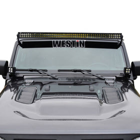 Westin 18-19 Jeep Wrangler Pillar LED Light Mount - Black - 0