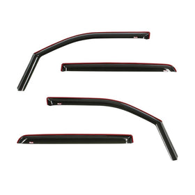 Westin 19-22 Ram 1500 Crew Cab(Excl. 19-22 Ram 1500 Classic) In Channel Wind Deflector 4pc - Smoke