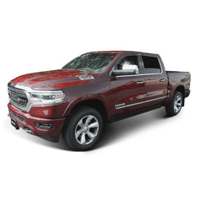 Westin 2019 RAM 1500 Crew Cab (Non Classic) Wade Slim Wind Deflector 4pc - Smoke - 0