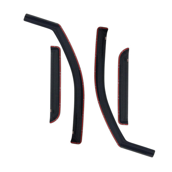 Westin 2007-2014 Chevrolet/GMC Tahoe/Yukon/Yukon Denali Wade In-Channel Wind Deflector 4pc - Smoke