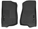 Husky Liners 19-24 Jeep Wrangler JL/JLU WeatherBeater Front Row Black Floor Liners-1