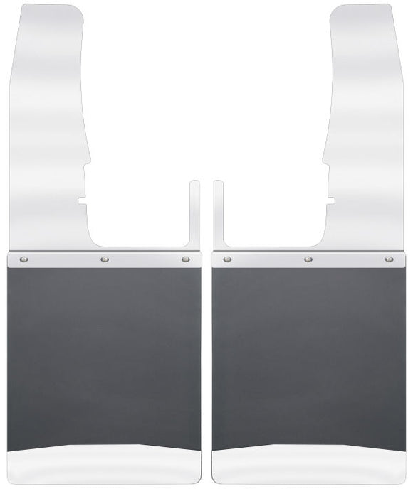 Husky Liners 09-16 Dodge Ram 1500/2500/3500 12in W SS Top Kick Back Front Mud Flaps