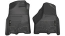 Husky Liners 09-10 Dodge Ram 1500/2500/3500 WeatherBeater Front Row Black Floor Liners-1