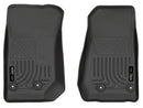 Husky Liners 14 Jeep Wrangler 2/4 Door Weatherbeater Black Front Floor Liners-1