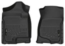 Husky Liners 07-14 Cadillac Escalade ESV/EXT Weatherbeater Black Front Floor Liners-1
