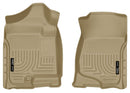 Husky Liners 07-14 Cadillac Escalade ESV/EXT Weatherbeater Tan Front Floor Liners-1