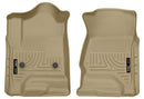 Husky Liners 14 Chevrolet Silverado 1500/GMC Sierra 1500 WeatherBeater Tan Front Floor Liners-1