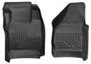 Husky Liners 08-10 Ford SuperDuty Regular/Super/Crew Cab WeatherBeater Black Floor Liners-1