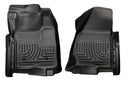 Husky Liners 11-12 Ford SuperDuty Regular Cab WeatherBeater Black Floor Liners-1
