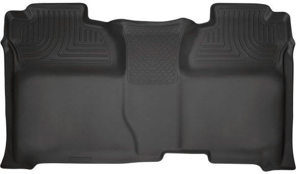 Husky Liners 14 Chevrolet Silverado 1500/GMC Sierra 1500 WeatherBeater Black 2nd Seat Floor Liners