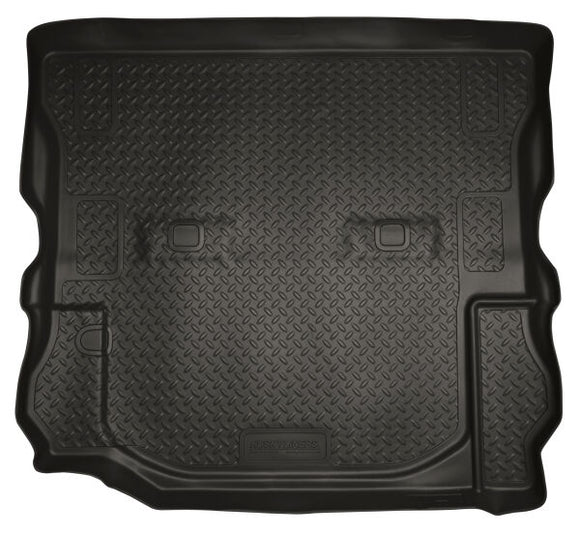 Husky Liners 07-10 Jeep Wrangler Unlimited (4 Door) Classic Style Black Rear Cargo Liner