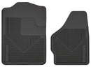 Husky Liners 08-10 Ford F-250/F-350/F-450 SuperDuty Heavy Duty Black Front Floor Mats-1