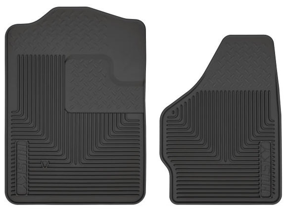 Husky Liners 08-10 Ford F-250/F-350/F-450 SuperDuty Heavy Duty Black Front Floor Mats