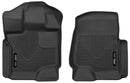 Husky Liners 15-17 Ford F-250 Super Duty Crew Cab X-Act Contour Black Front Floor Liners-1