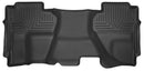Husky Liners 14-15 Chevy Silverado Double Cab X-Act Contour Black 2nd Row Floor Liners-1