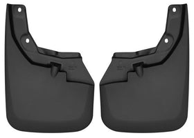 Husky Liners 16-22 Toyota Tacoma w/ OE Fender Flares Custom Molded Front Mud Guards - Black