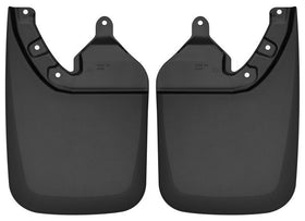 Husky Liners 2016 Toyota Tacoma w/ OE Fender Flares Custom Molded Rear Mud Guards - Black