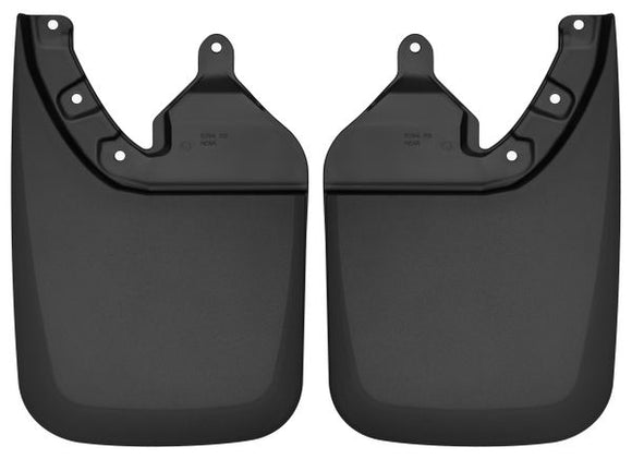 Husky Liners 2016 Toyota Tacoma w/ OE Fender Flares Custom Molded Rear Mud Guards - Black