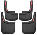 Husky Liners 2015-2017 Ford F-150 w/ OE Fender Flares Front and Rear Mud Guards - Black-1