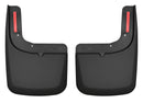 Husky Liners 2017 Ford F-250 / F-350 Super Duty Black Front Mud Guards (w/Flares)-1