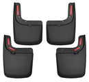 Husky Liners 17 Ford F-250 Super Duty / F-350 Super Duty Front and Rear Mud Guards (w/ Flares) Black-1