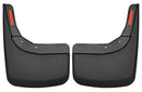 Husky Liners 19-23 Chevrolet Silverado 1500 (Excl. ZR2/TBoss) Rear Mud Guards - Black-1
