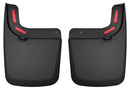 Husky Liners 17 Ford F-250 Super Duty / F-350 Super Duty Rear Mud Guards (w/ Flares) Black-1