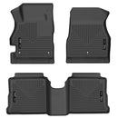 Husky Liners 20-22 Nissan Versa Weatherbeater Black Front & 2nd Seat Floor Liners-1
