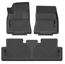Husky Liners 20-22 Tesla Y WeatherBeater Front & 2nd Seat Floor Liner - Blk-1