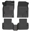 Husky Liners 2022 Honda Civic WeatherBeater Front & 2nd Seat Floor Liners (Black)-1