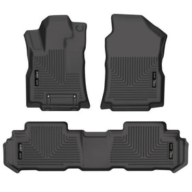 Husky Liners 19-23 Subaru Ascent Weatherbeater Black Front & 2nd Seat Floor Liners
