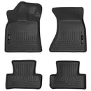 Husky Liners 09-14 Audi Q5 Weatherbeater Black Front & 2nd Seat Floor Liners-1