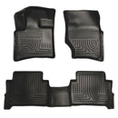 Husky Liners 07-14 Audi Q7 Weatherbeater Black Front & 2nd Seat Floor Liners-1