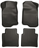 Husky Liners 08-12 Chevy Malibu/07-09 Saturn Aura WeatherBeater Combo Black Floor Liners-1