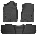 Husky Liners 07-13 GM Escalade/Suburban/Yukon WeatherBeater Black Front & 2nd Seat Floor Liners-1