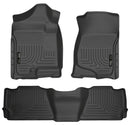 Husky Liners 07-13 GM Escalade ESV/Avalanche/Suburban WeatherBeater Black Front/2nd Row Floor Liners-1