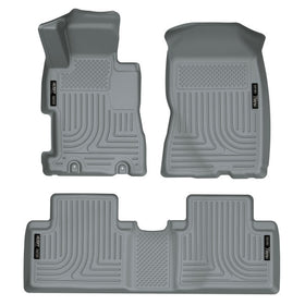 Husky Liners 06-11 Honda Civic (4DR) WeatherBeater Combo Gray Floor Liners
