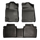 Husky Liners 07-11 Toyota Camry (All) WeatherBeater Combo Black Floor Liners (One Piece for 2nd Row)-1